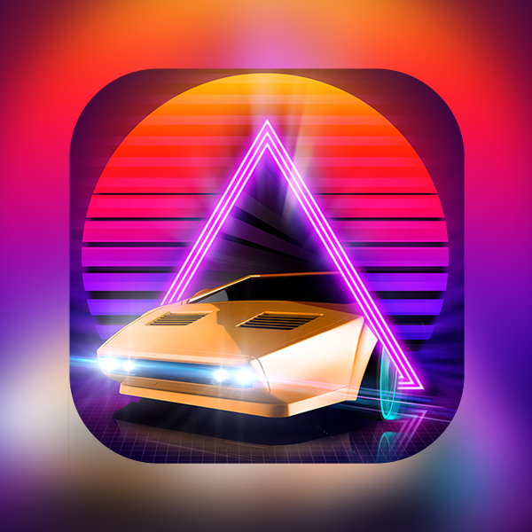 Neon Drive iOS game